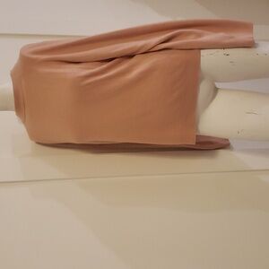 Designers Originals Luxelon Womens Sz XL Soft Pink Pullover Sweater Zipper Back